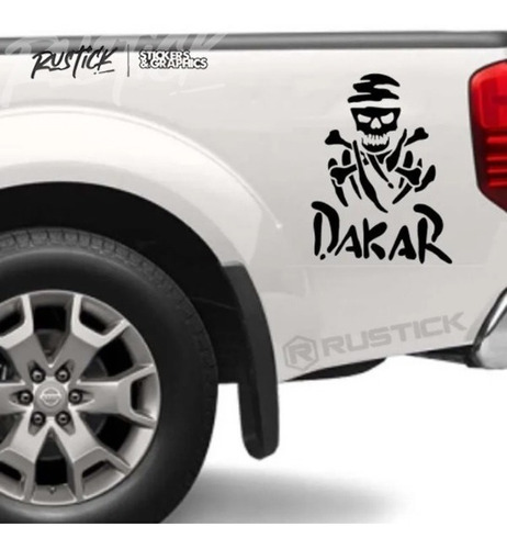 Calco Autoadhesiva Dakar 4x4 Ploteo Lateral Tuning Stickers