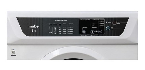 Imagen 7 de 8 de Secadora De Ropa Mabe 9kg Sem81bdbb - Blanco