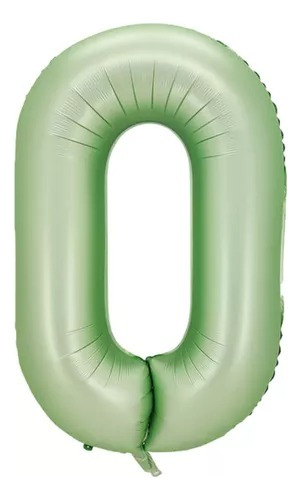 Globos Numeros Matte Color Verde Oliva Grande 90cm