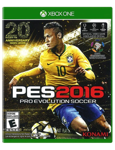 Xbox One Proevolution Soccer 2016 20anniversary Fisico Nuevo