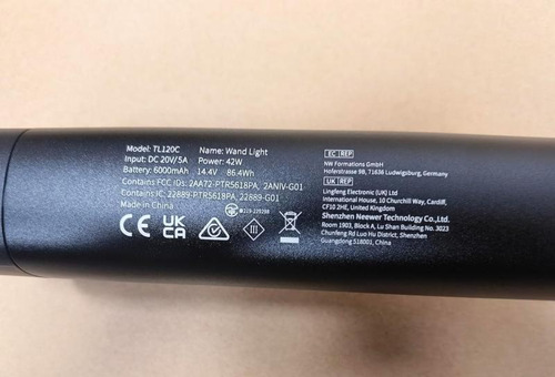 Tubo Led Neewer Tl120c Rgb 42w 120cm 6000mah Luz De Video