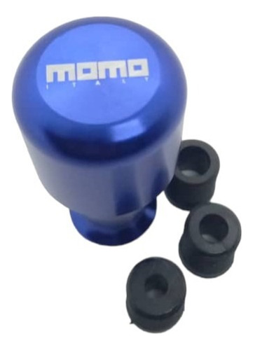 Pomo Perilla Palanca Cambios Tunning Momo Universal Azul