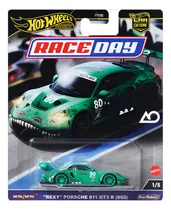 Comprar Cochecito Hot Wheels Premium Car Culture, día de la carrera, color Mattel Hrv72, Rexy Porsche 911 Gt3 R-3