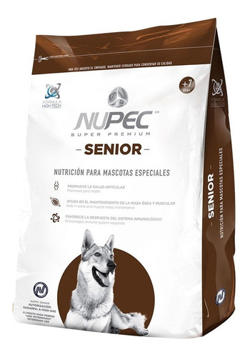 Croquetas Alimento Para Perros Senior Adulto 8 Kg Nupec 