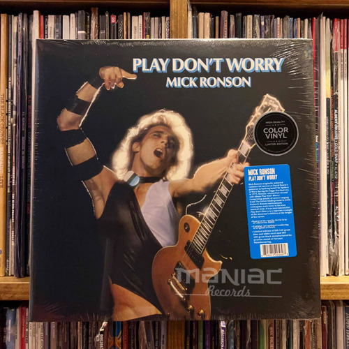 Mick Ronson Play Don't Worry (blue & White Swirl) Vinilo