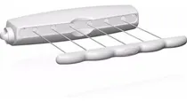 Comprar Tendedero Tender Ropa Pared Extensible Retractil 6 Sogas Marca Gimi De Italia - Resiste Sol Y Lluvia