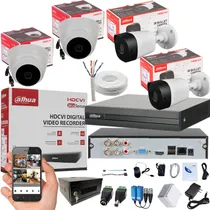 Comprar Cámaras De Seguridad Kit Cctv 1080p Dahua Dvr 4ch + 4cámaras