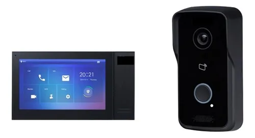 Kit Video Portero Ip Pantalla Táctil E Intercomunicador Dahu