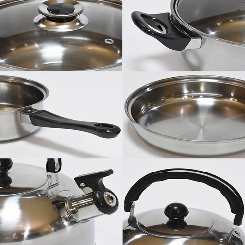 Juego De Utensilios De Cocina Para Cazuela Y Sartén De Acero
