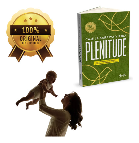 Livro Plenitude Devocional 40 Dias Camila Saraiva Vieira