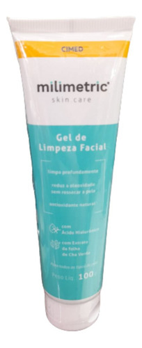 Gel De Limpeza Facial Antioxidante Milimetric Skin Care 100g
