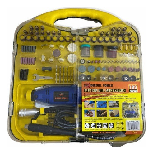 Set De Accesorios Fresadores Diesel Tools  Dt09-ema183 183pz