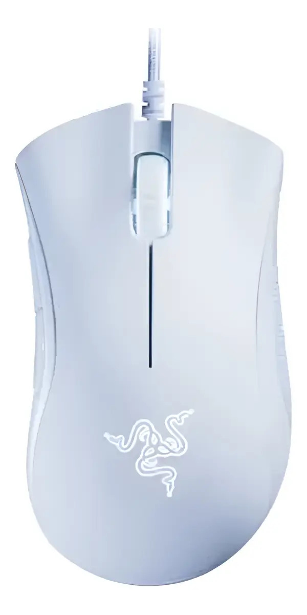 Razer Deathadder Essential Wired Gaming Mouse /mouse Com Fio Cor Branco