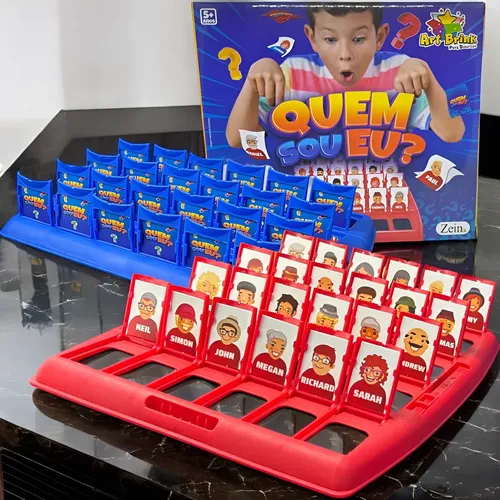 Jogo Tabuleiro Quem Sou Eu? Cartas de Adivinhar