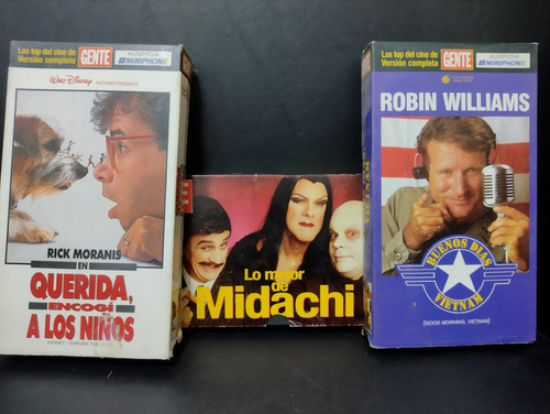 7 Películas Vhs - Gente (Usado)