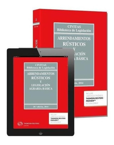 Libro: Arrendamientos Rústicos Y Legislación Agraria Bási