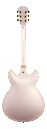 Guitarra Ibanez As73g-rgf 6 Cordas Cor Rose Gold Flat