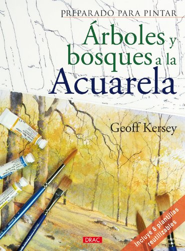 Arboles Y Bosques A La Acuarela -preparado Para Pintar-