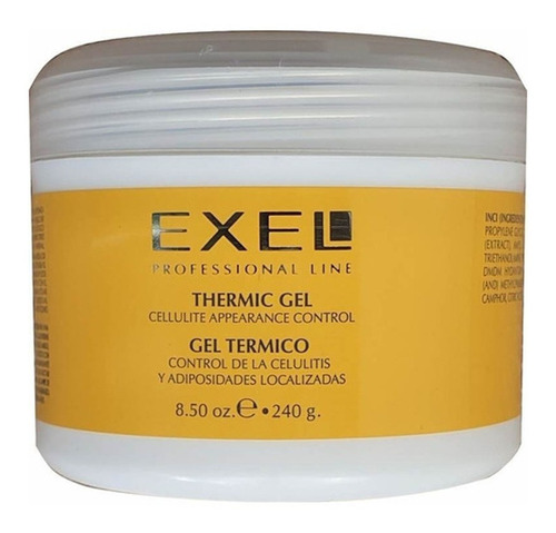 Gel Termico Exel Para Control Apariencia De Celulitis 240 Gr