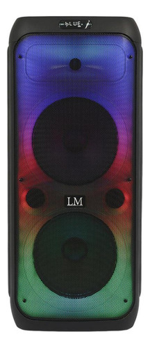 Bafle 2x 10 Pulgadas Con Karaoke Y Microfonos Lm-bs010