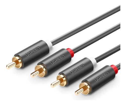 Cable De Audio Ugreen 2 Rca Macho A 2 Rca Macho, 3m / 10519. (Usado)