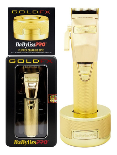 Babyliss Gold Fx Kit Cortadora Pelo Fx870 + Base De Carga