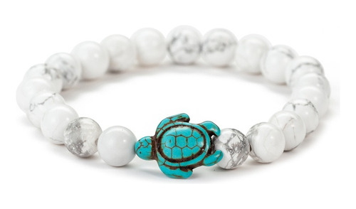 Linda Pulsera Tortuga Marina Piedras Arkansas Naturales B813