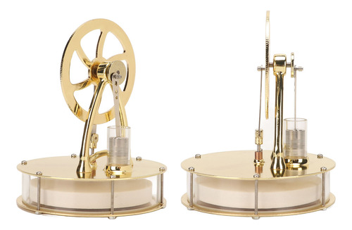 Motor De Juguete Stirling, Modelo Dorado, Simple, Bajo Nivel