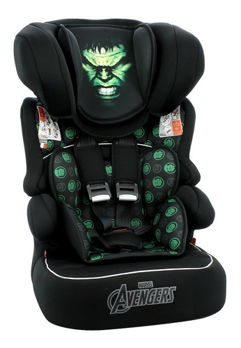 Cadeira infantil para carro Team Tex Marvel Beline Luxe Hulk