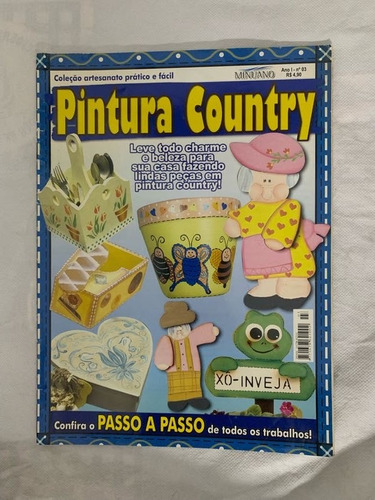 Revista Pintura Country 03 Lindas Peças 5889