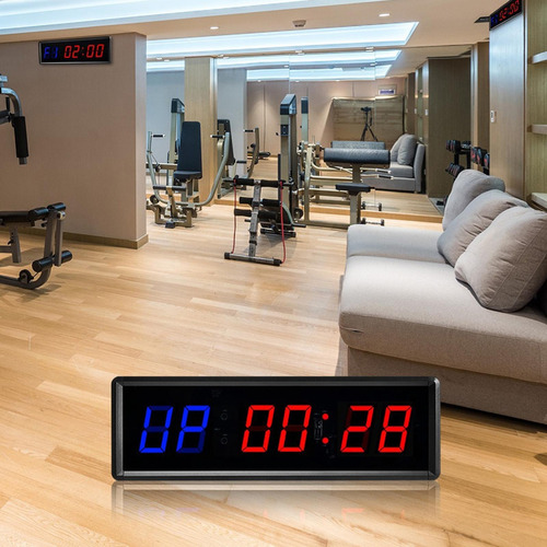 1.5 '' Led Interval Timer Gym Timer Cronómetro Home Fitness