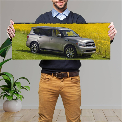 Cuadro 30x80cm Auto 2011 Infiniti Qx56 Auto 102