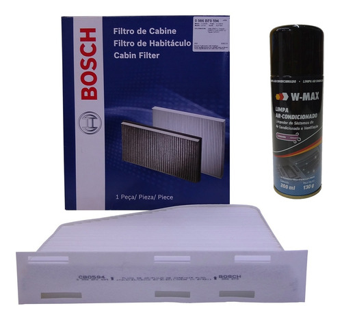 Filtro Ar Condicionado Bosch + Higienizador Passat Tiguan