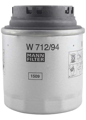 Filtro Aceite Mann W712/94 Vw Vento 2014-2020 1.6l