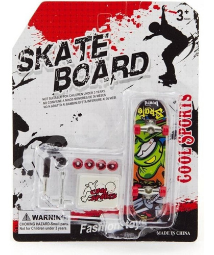 Mini Skate Patineta De Mano Con Herramientas Finger Tabla X1