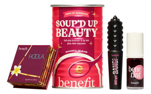 Benefit Benetint, Hoola Bronzer Y Badgal Mascara Mini Tono Del Maquillaje Holaa Y Benetint