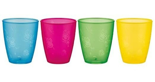 Vasos De Bebidas Alcohólicas Nuby 4-pack Diversión, 9 Onza,