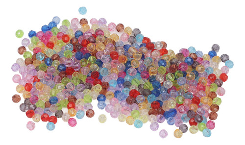 Spacer Beads, 500 Unidades, Redondas, Coloridas, Redondas, A