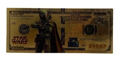 Billete 100 Dolares De Coleccion Star Wars Boba Fett