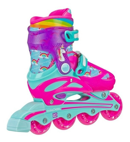 Imagen 2 de 3 de Patines Ajustables Roller Derby Para Niñas Originales