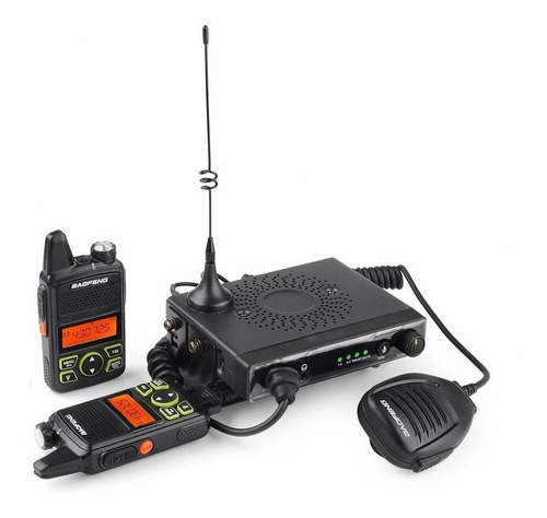 Handy Baofeng Mini One 10w Uhf 400-470 Mhz X2 + Base