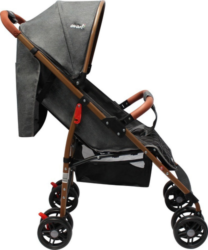Cochecito Bebé Paseo Avanti Compacto Capota Xxl Apto 0+ Color Gris