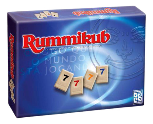 Jogo De Tabuleiro Estratégico Infantil Rummikub Grow