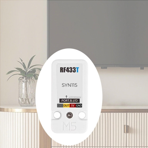 Rf433t Wirelesses Transmisor Rf White 433.92mhz Utilizando