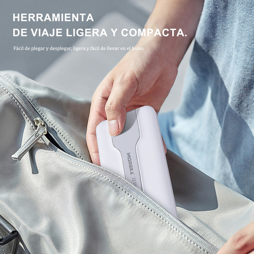 Power Bank 10000mah 22.5w Pd Carga Rápida Usb-c Lightning Blanco