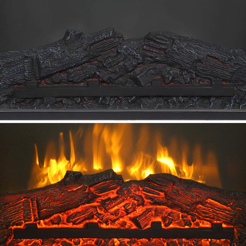 25w Freestanding Electric Fireplace Stove Space Heater With