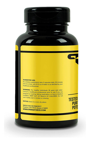Apoyo A Articulaciones Extracto De Cissus 120 Cáp Primaforce
