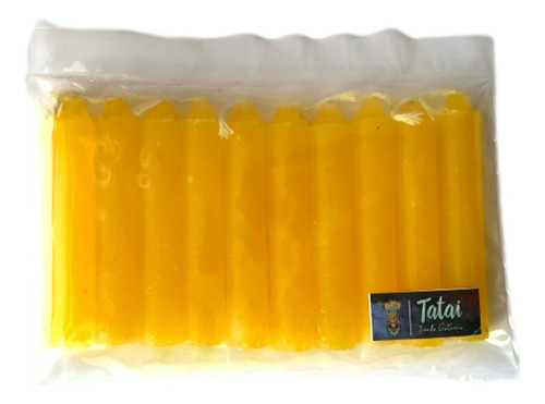 Velas / Cabos Mini Tatai Amarillo 10 Pz 