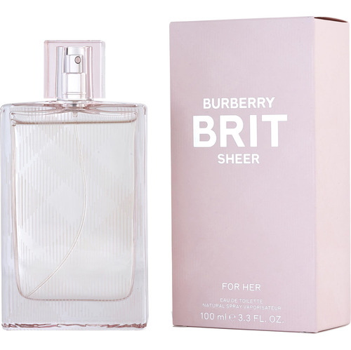 Perfume Burberry Brit Sheer Eau De Toilette, 100 Ml, Para Mu