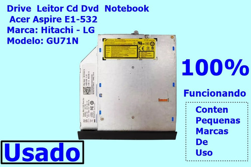 Driver Leitor E Gravador Cd Dvd Notebook Acer Aspire E1-532